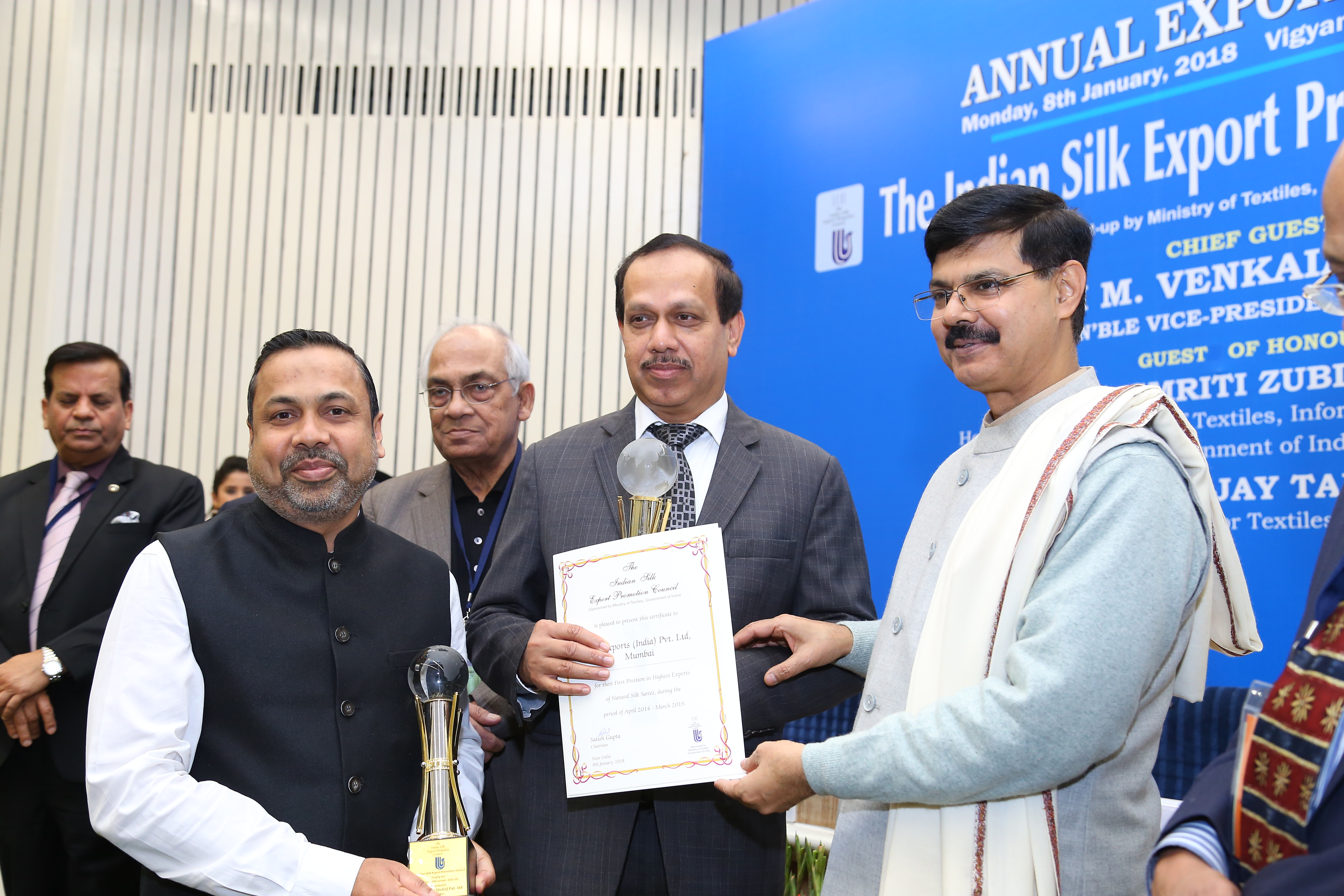 Annual Export Award -  Indian Silk Export Promotion Council